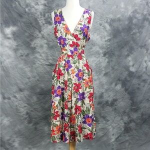 Vintage Midi Floral Romper